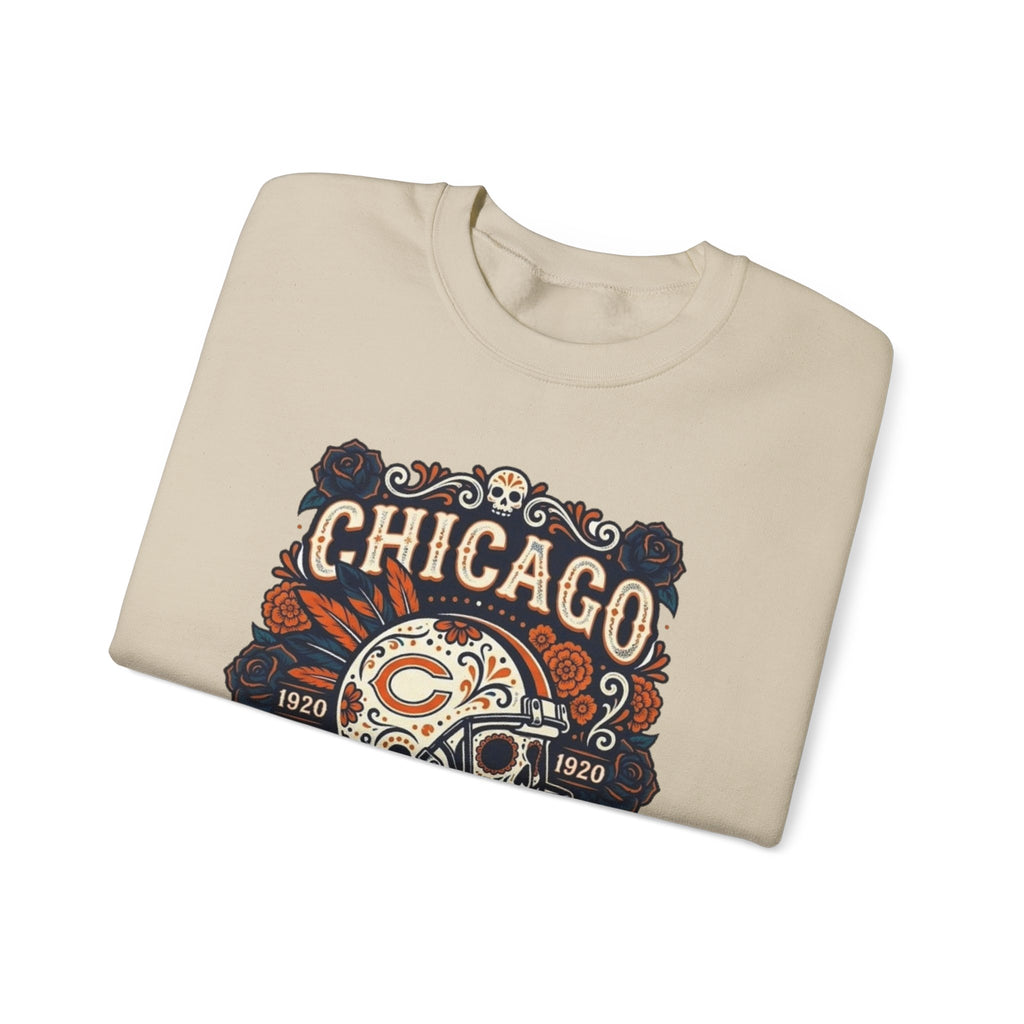 Chicago Bears Day of the Dead Sweatshirt