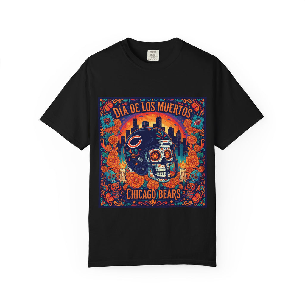 Día de los Muertos Chicago Bears T-Shirt