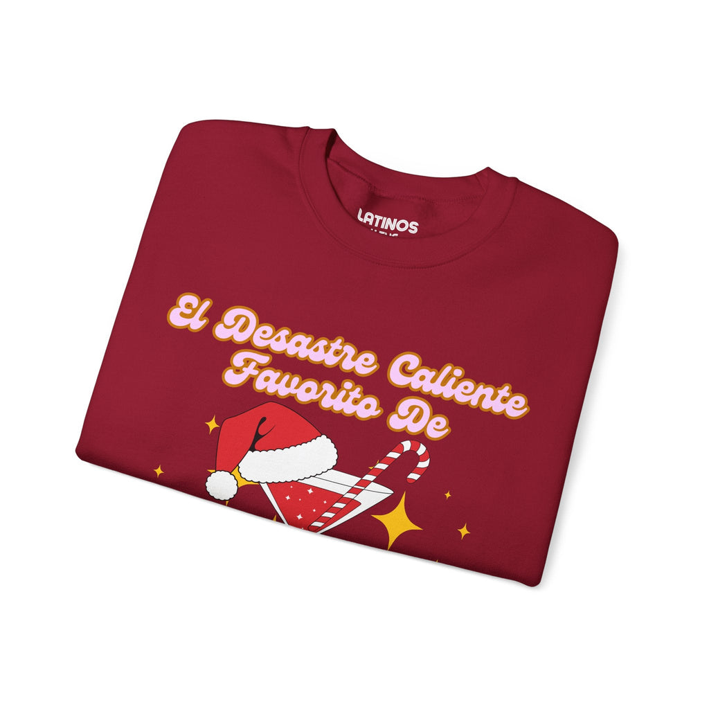 El Desastre Caliente Favorito De Santa Claus Ugly Christmas Sweater | Funny Latino | (3 COLORS)