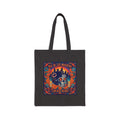 Day of the Dead Chicago Bears Tote Bag – Dia de los Muertos Canvas Grocery Tote