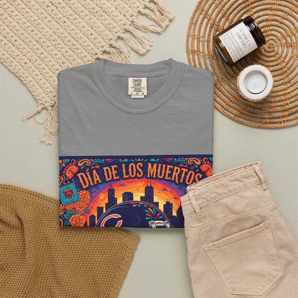 Día de los Muertos Chicago Bears T-Shirt