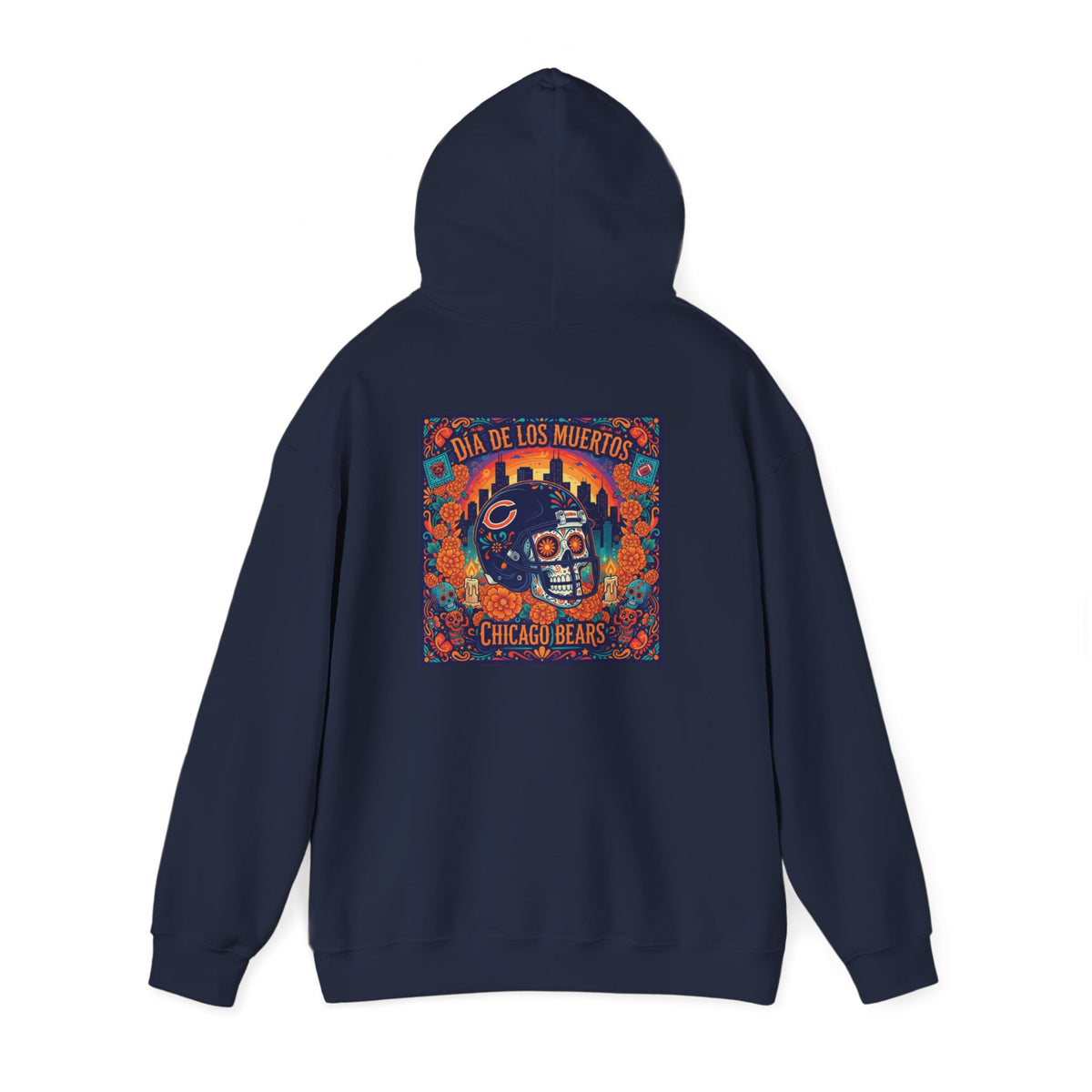 Chicago Bears Vintage Crest Hoodie – Retro Logo Football Fan Sweatshirt