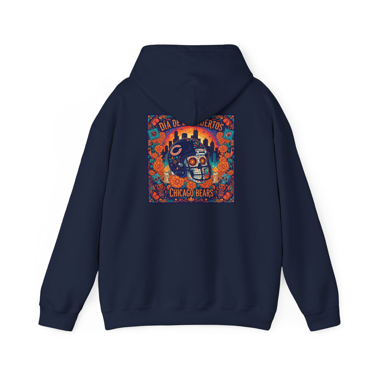 Chicago Bears Vintage Crest Hoodie – Retro Logo Football Fan Sweatshirt