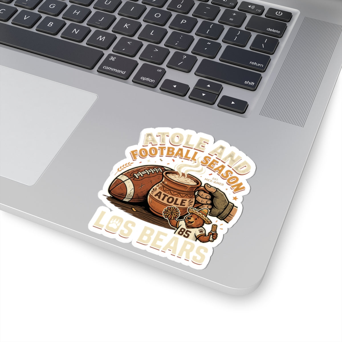 Kiss-Cut Sticker — “Atole and Football Season” Los Bears Retro Sports Sticker