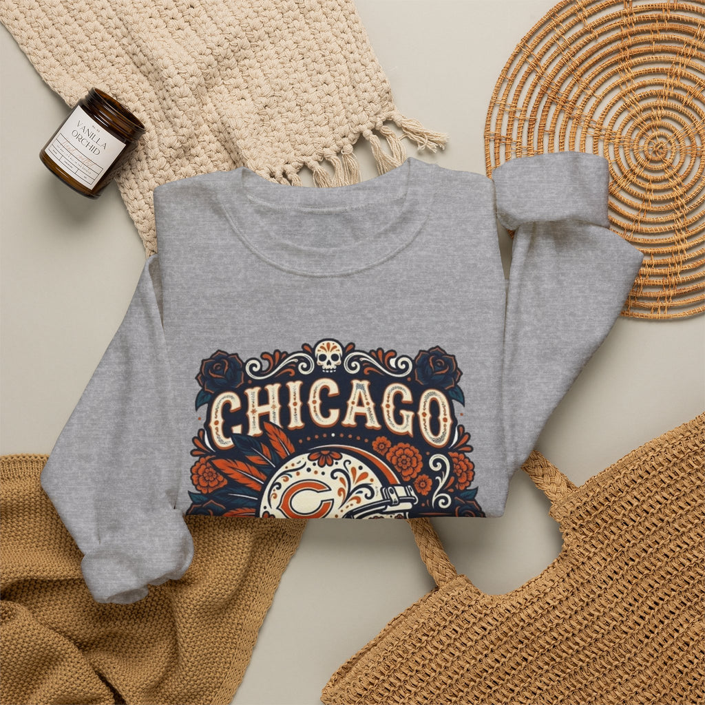 Chicago Bears Day of the Dead Sweatshirt