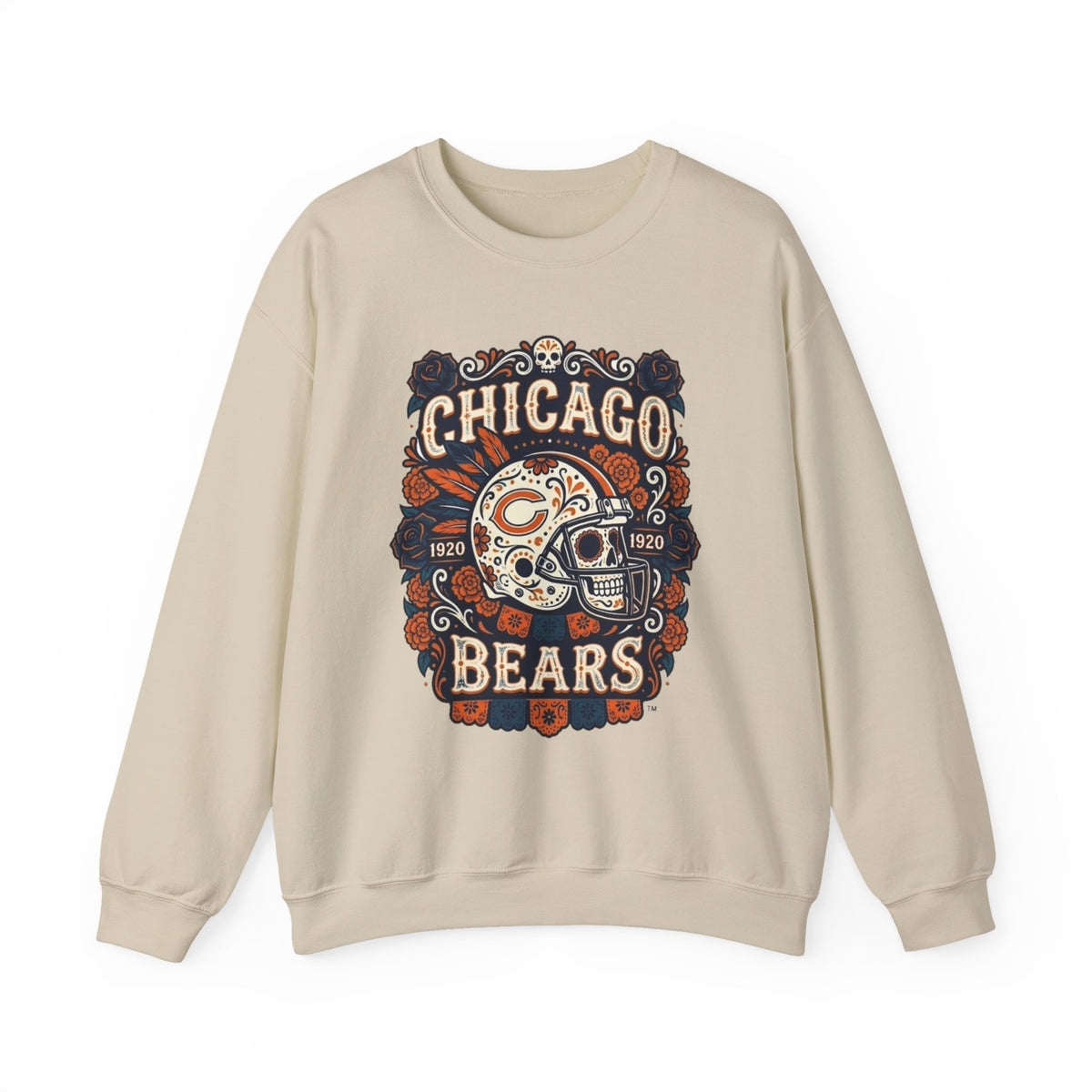 Chicago Bears Day of the Dead Sweatshirt