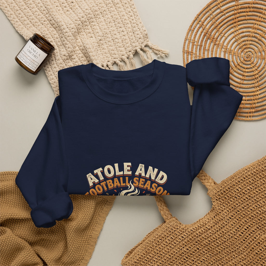 Football Season Crewneck Sweatshirt — Beignets & Football Los Bears Design