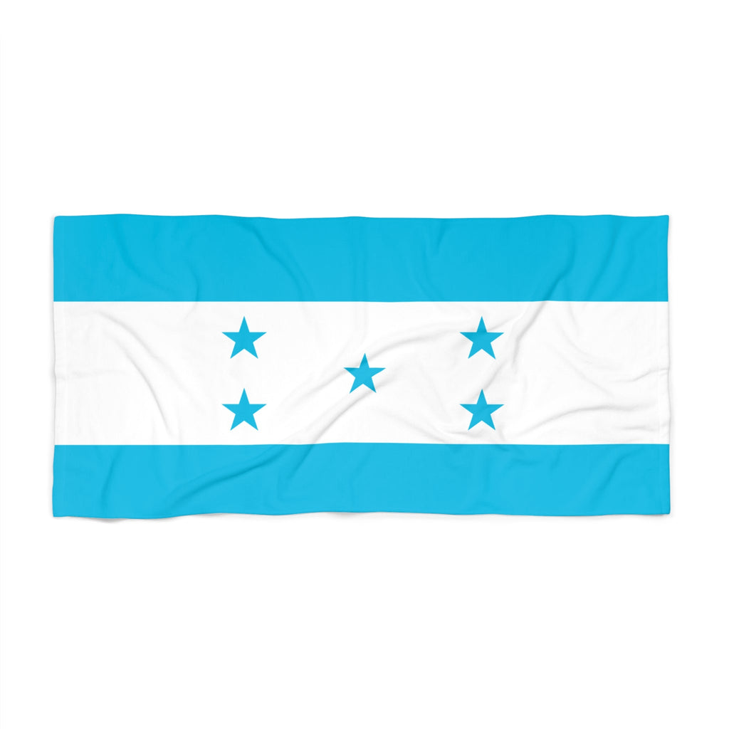 Honduras Flag Beach Towel | Quality & Long Lasting - 2 Sizes | Honduran Pride | Gift for Hondurans