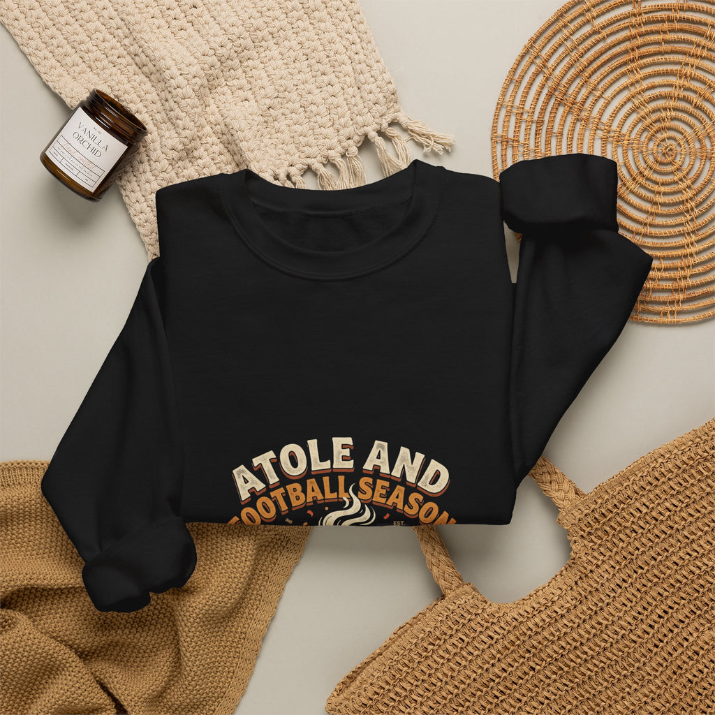 Football Season Crewneck Sweatshirt — Beignets & Football Los Bears Design