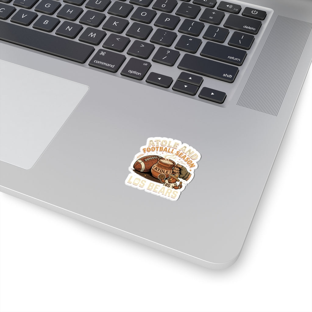 Kiss-Cut Sticker — “Atole and Football Season” Los Bears Retro Sports Sticker