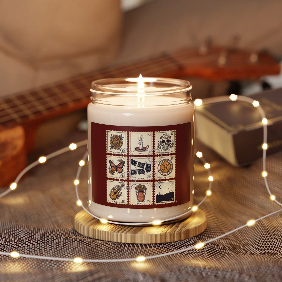 Day of the Dead Tiles Soy Candle | Día de los Muertos, Calavera Art