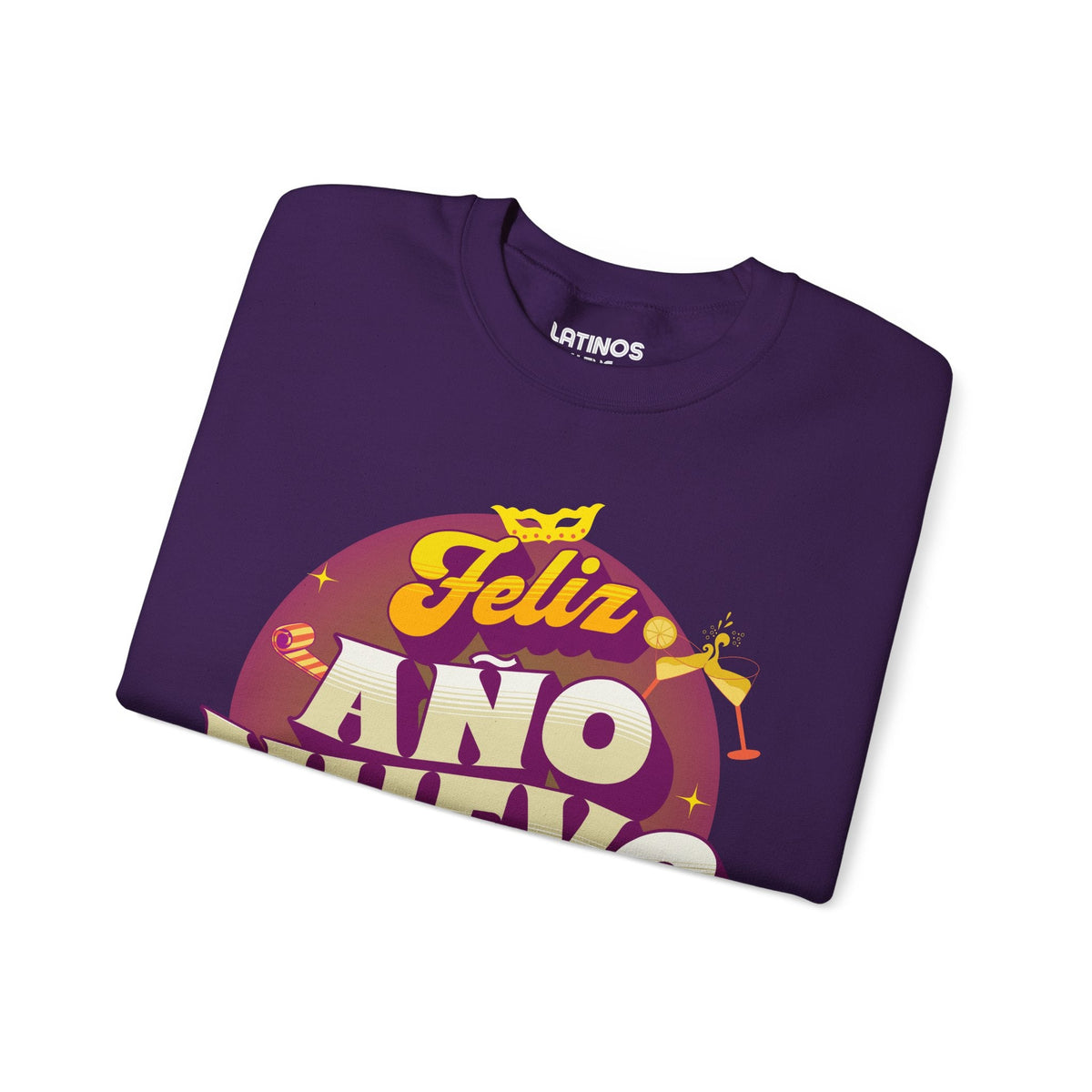 Feliz Año Nuevo Putos! 2027 Latino Happy New Year Crewneck Sweater | Funny NYE | 3 Colors