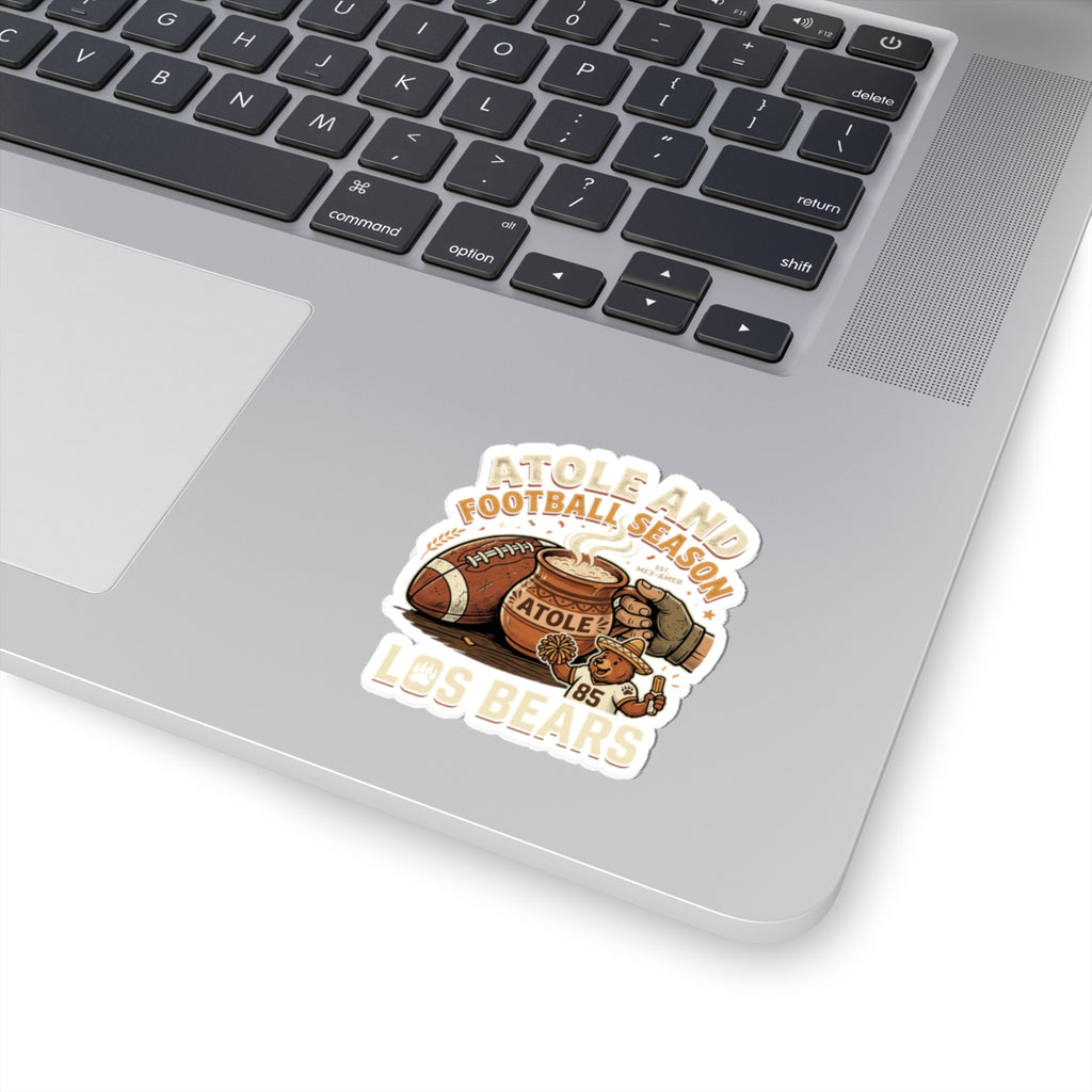 Kiss-Cut Sticker — “Atole and Football Season” Los Bears Retro Sports Sticker