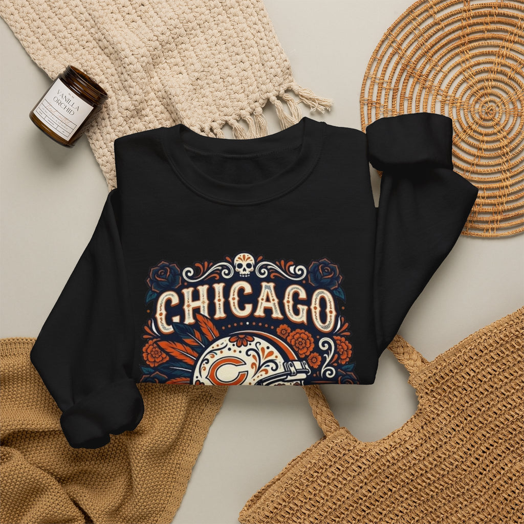 Chicago Bears Day of the Dead Sweatshirt