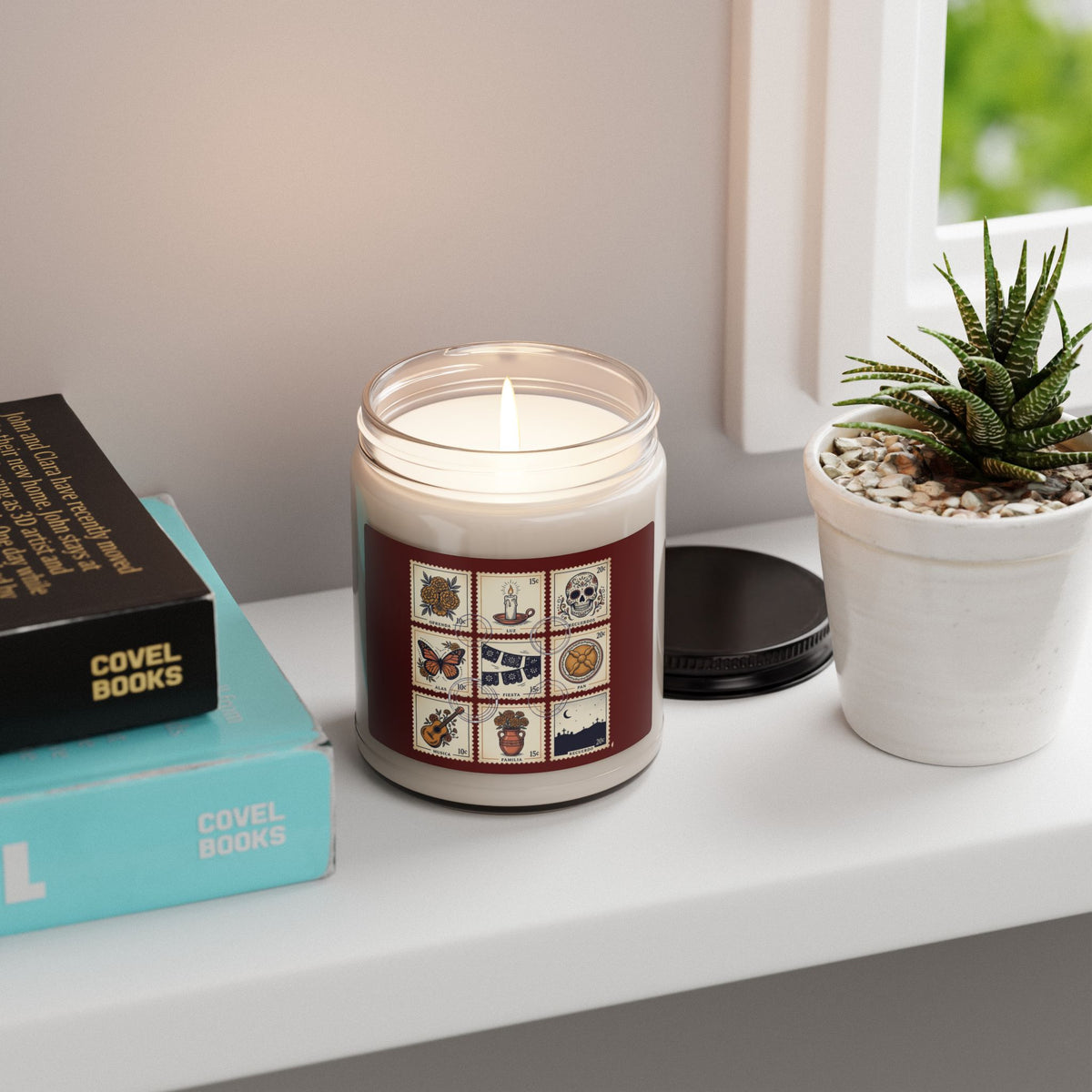 Day of the Dead Tiles Soy Candle | Día de los Muertos, Calavera Art