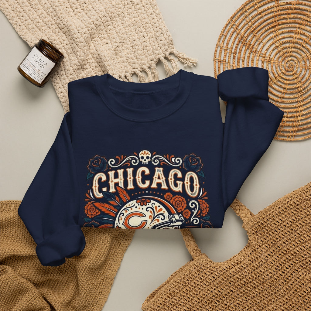 Chicago Bears Day of the Dead Sweatshirt