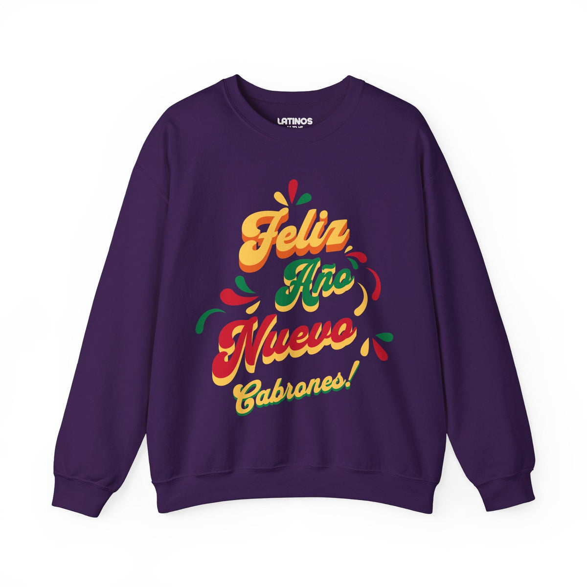Feliz Año Nuevo Cabrones ! 2027 Nuevo Año Latino Happy New Year Crewneck Sweater | Funny NYE | 3 Colors