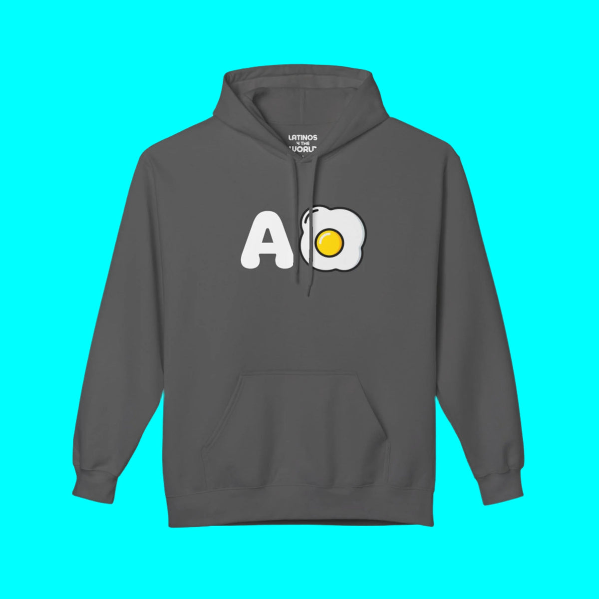 A Huevo Mexican/Central American Slang Comfy Warm Hoodie | Joke Latino Pride Funny Fleece-Lined | Latinos 4 The World