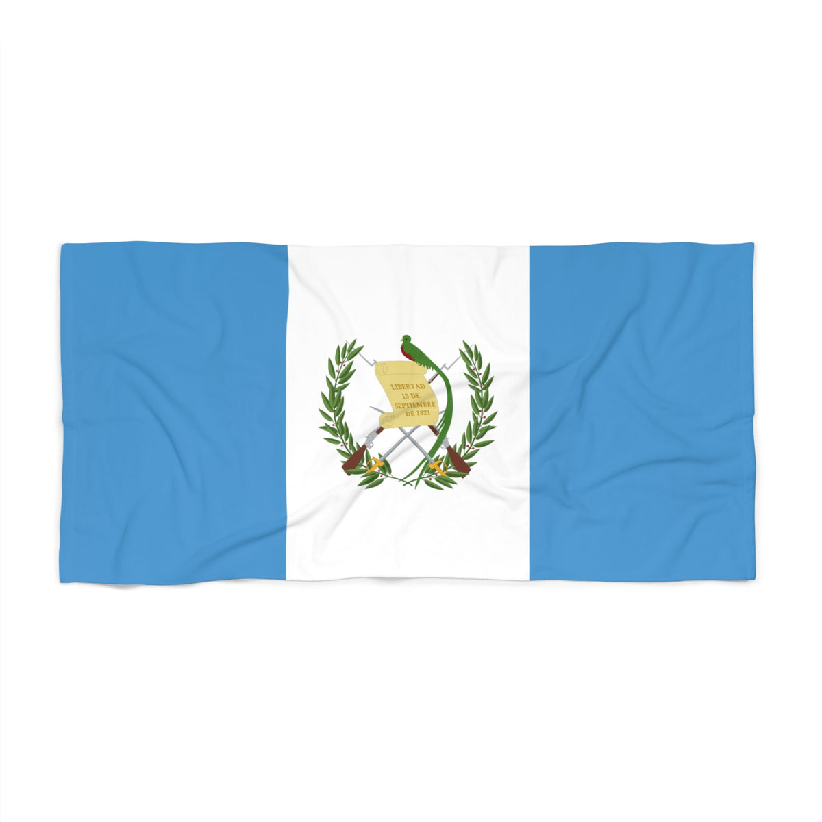 Guatemala Flag Beach Towel | Quality & Long Lasting - 2 Sizes | Guatemalan Pride | Gift for Guatemalans