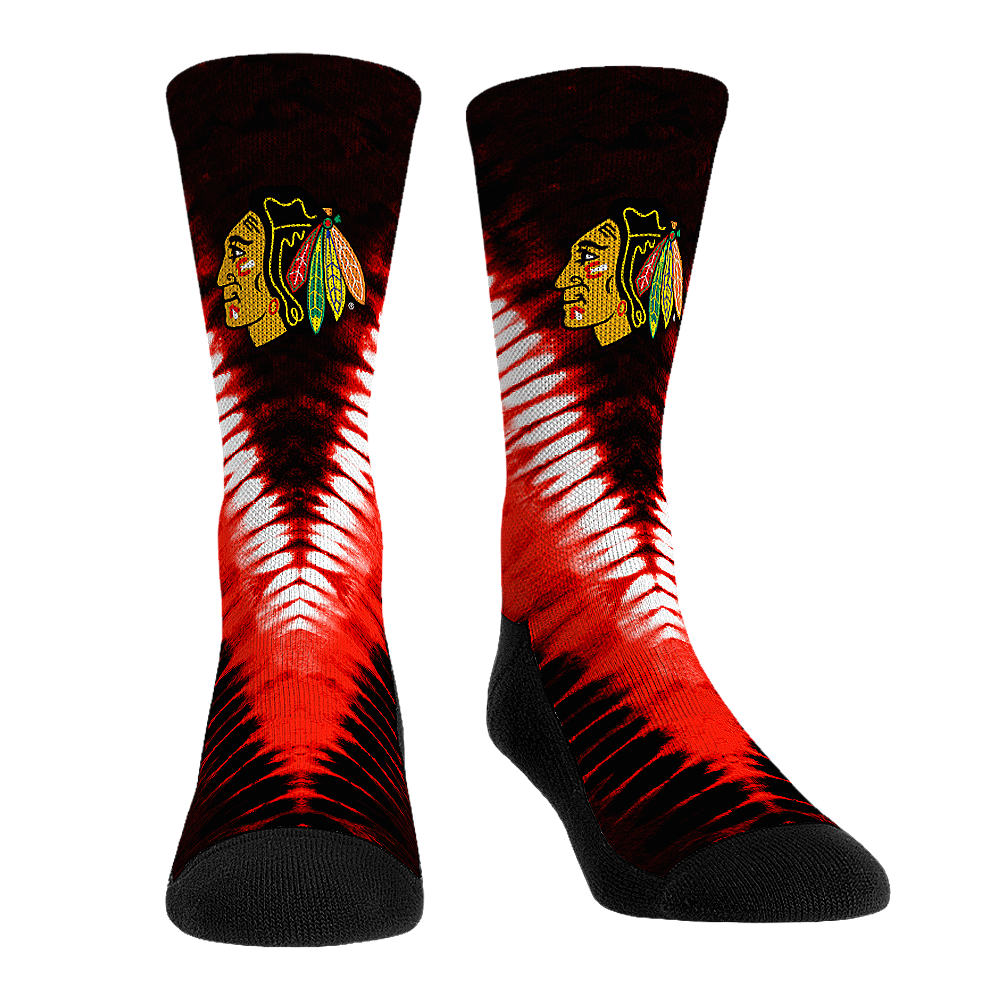Chicago Blackhawks - V Shape Tie Dye
