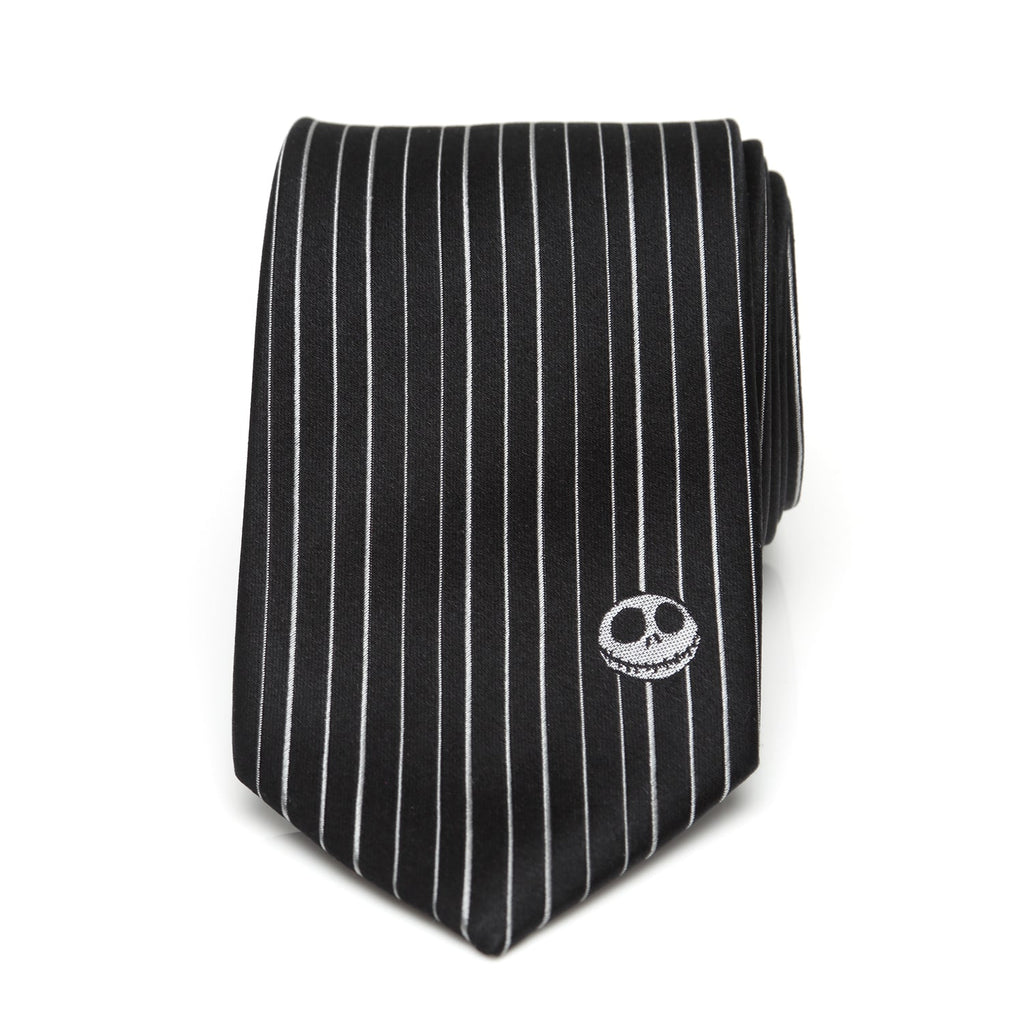 Disney The Nightmare Before Christmas Jack Skellington Striped Men's Tie