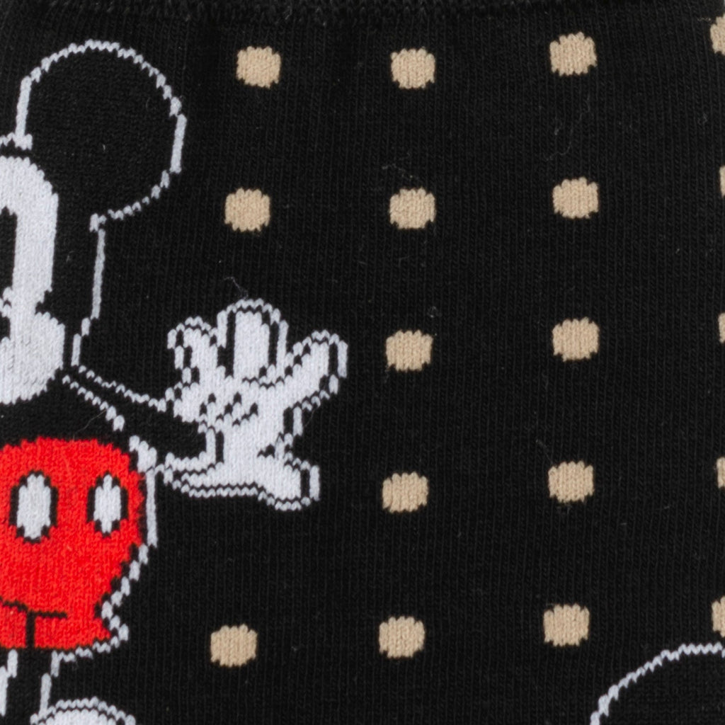 Disney Mickey Mouse Dot Socks and Blue Lapel Pin Gift Set