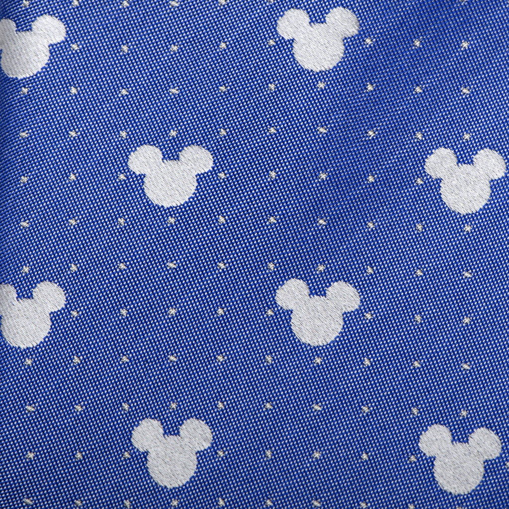 Disney Mickey Mouse Blue Pin Dot Men's Tie