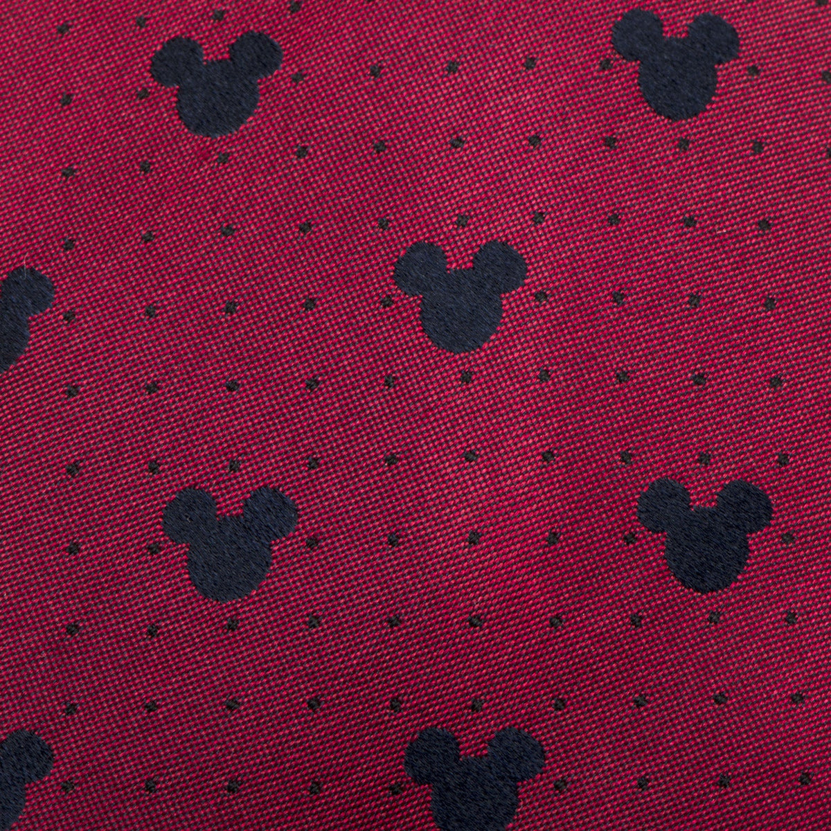 Disney Mickey Mouse Red Pin Dot Men's Tie