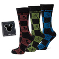 Disney Mickey and Friends Checkered Black Gift Set