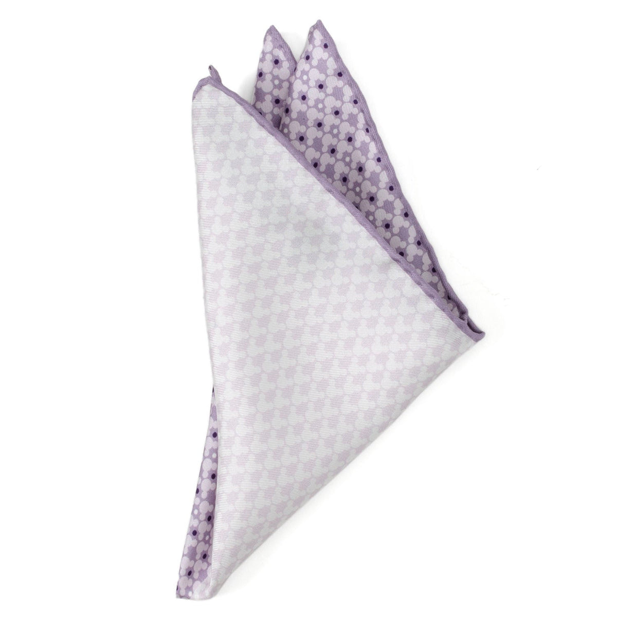 Disney Mickey Mouse Lavender 4 Square Pocket Square