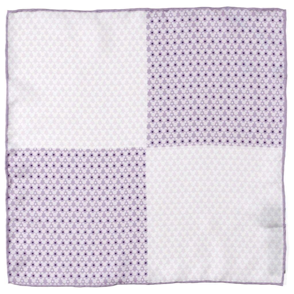 Disney Mickey Mouse Lavender 4 Square Pocket Square