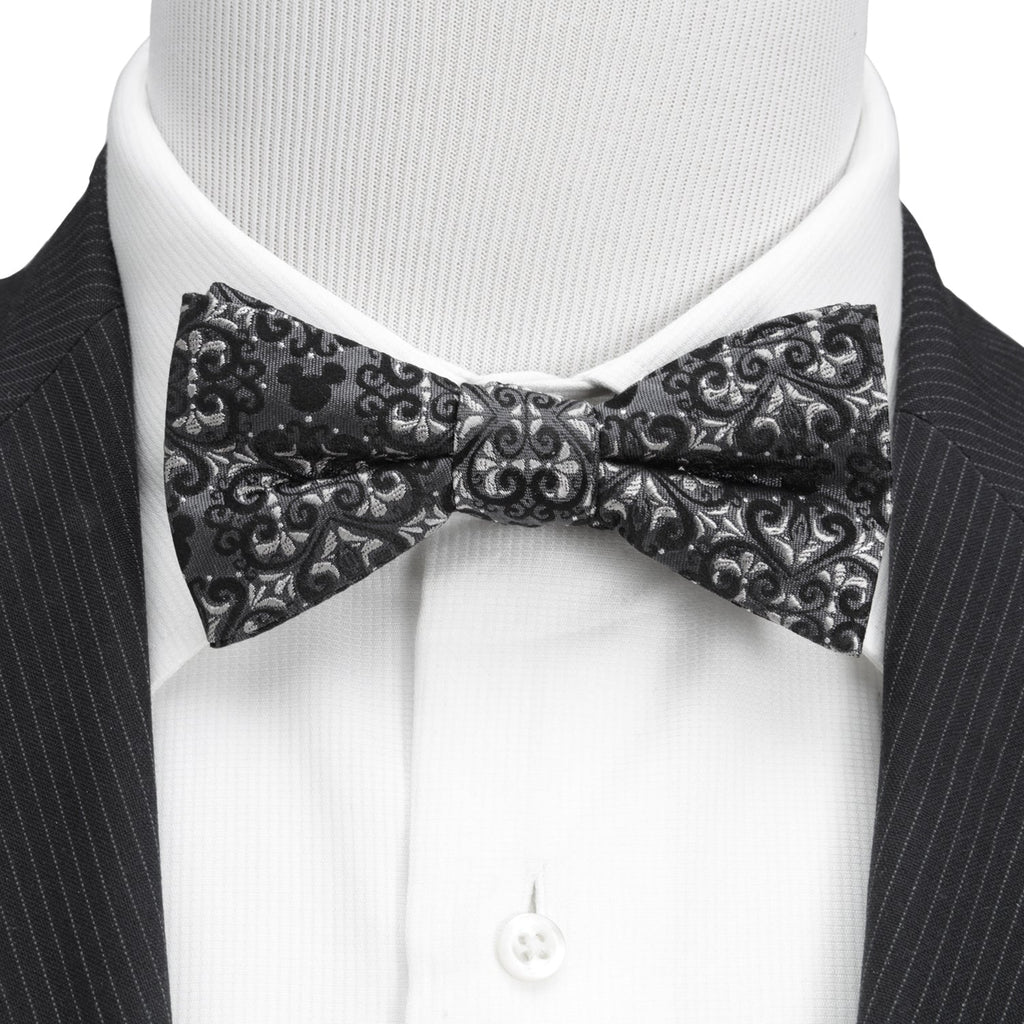 Disney Mickey Mouse Damask Pocket Square and Bow Tie Gift Set