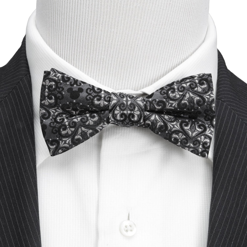 Disney Mickey Mouse Damask Tile Bow Tie