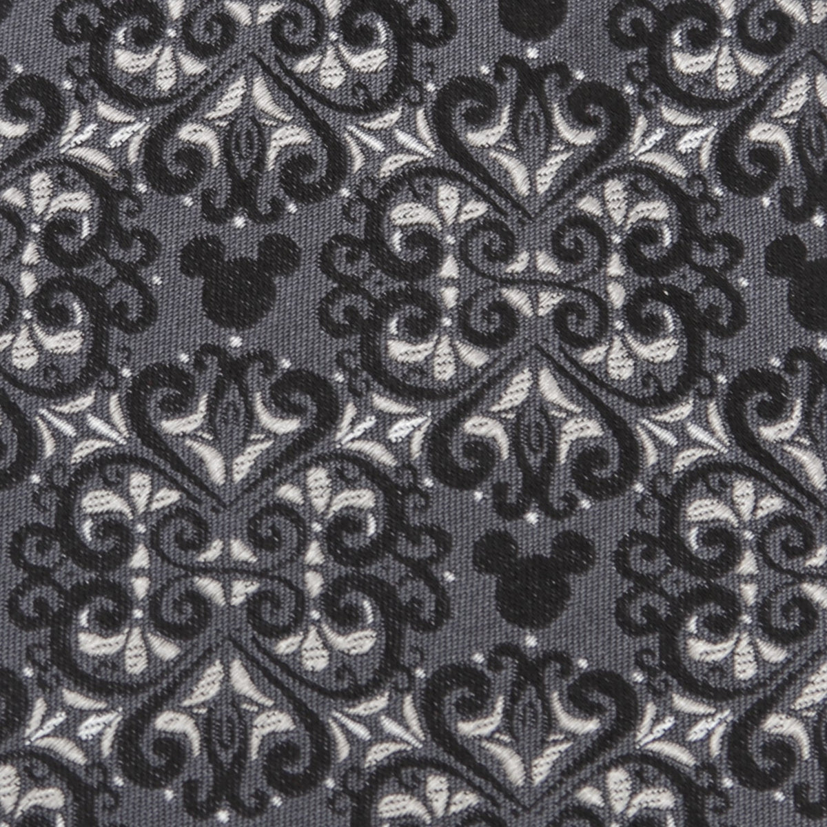 Disney Mickey Mouse Damask Tile Men's Tie