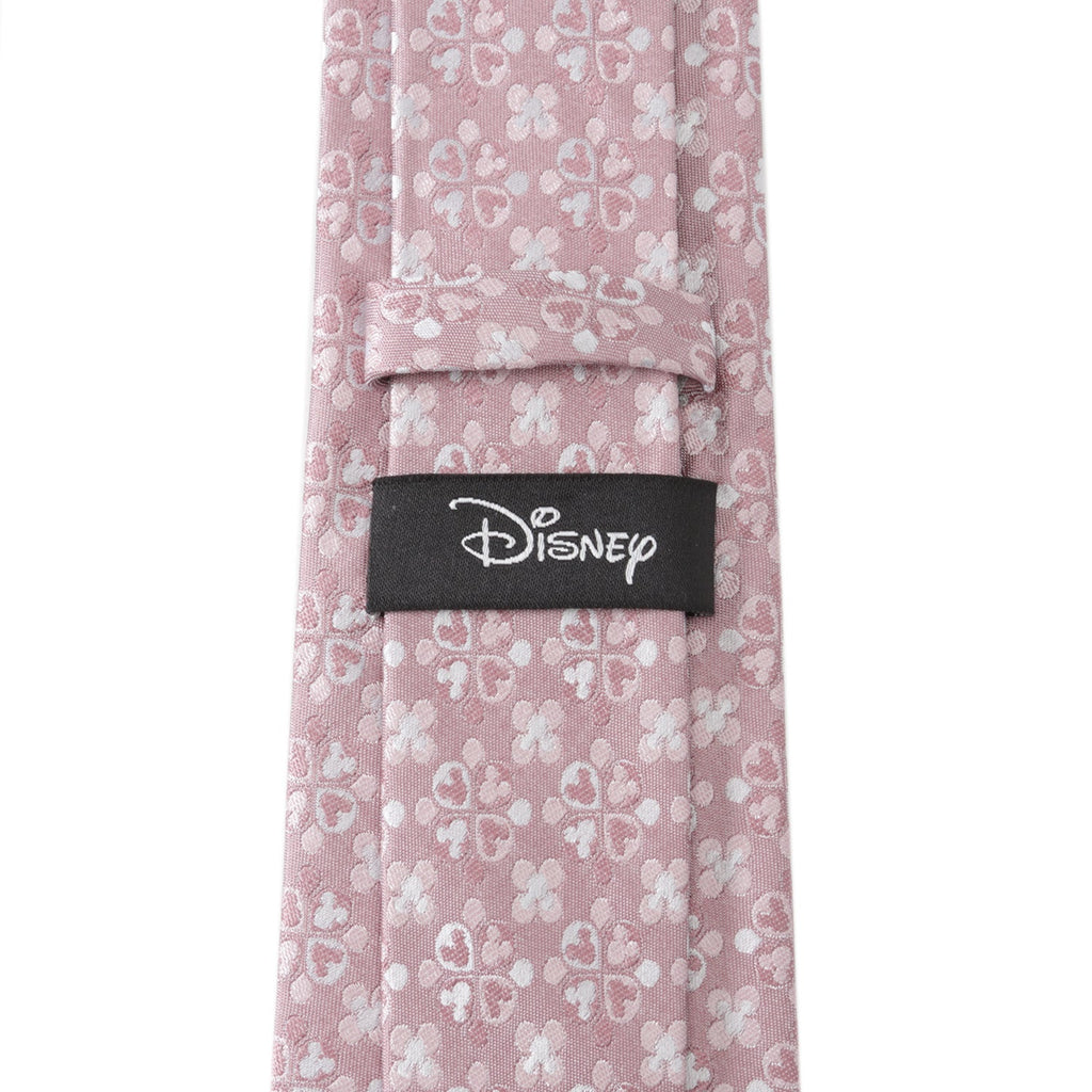 Disney Mickey Mouse Silhouette Blossom Pink Men's Tie