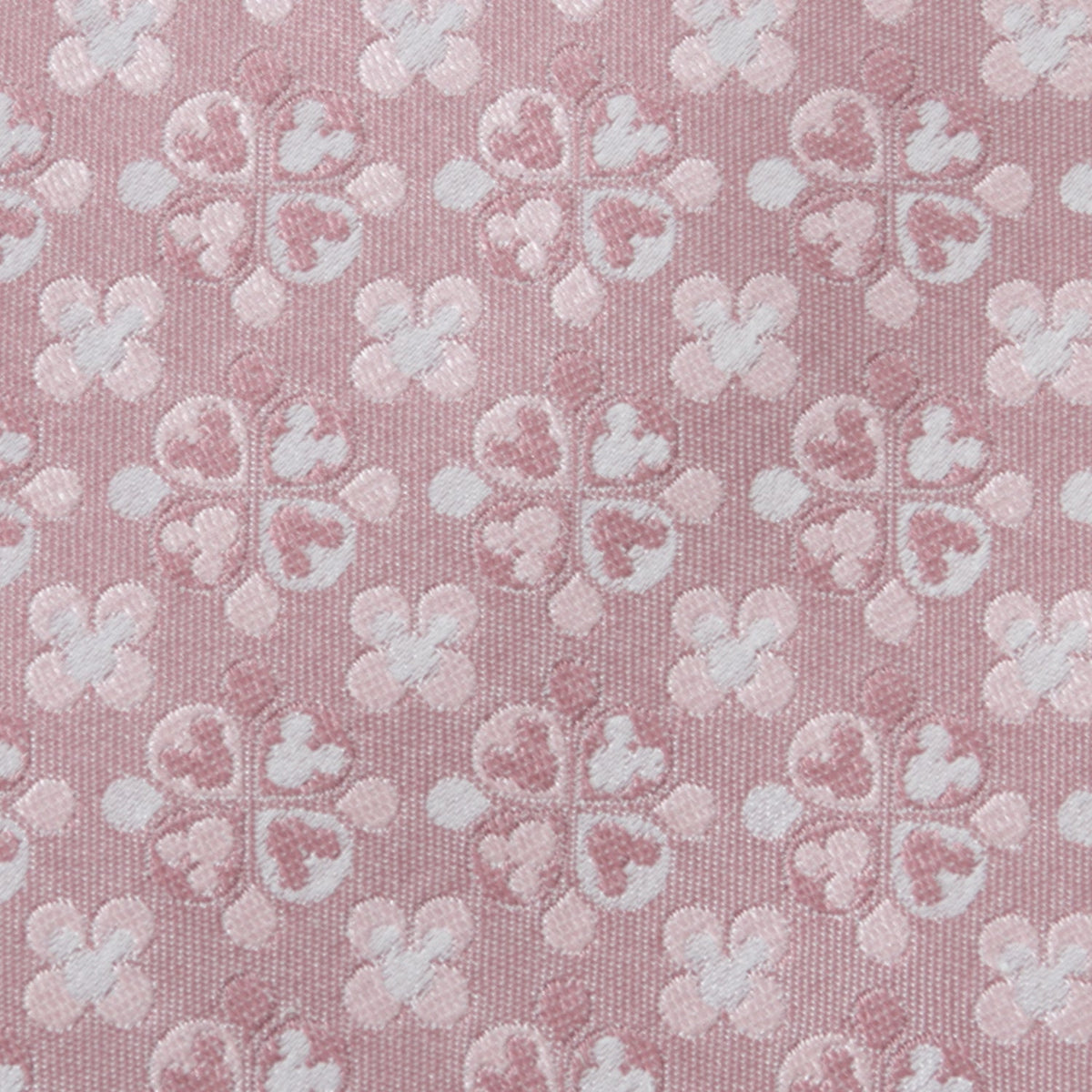 Disney Mickey Mouse Silhouette Blossom Pink Men's Tie