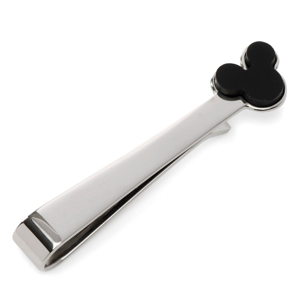 Disney Mickey Mouse Onyx Stainless Steel Tie Bar
