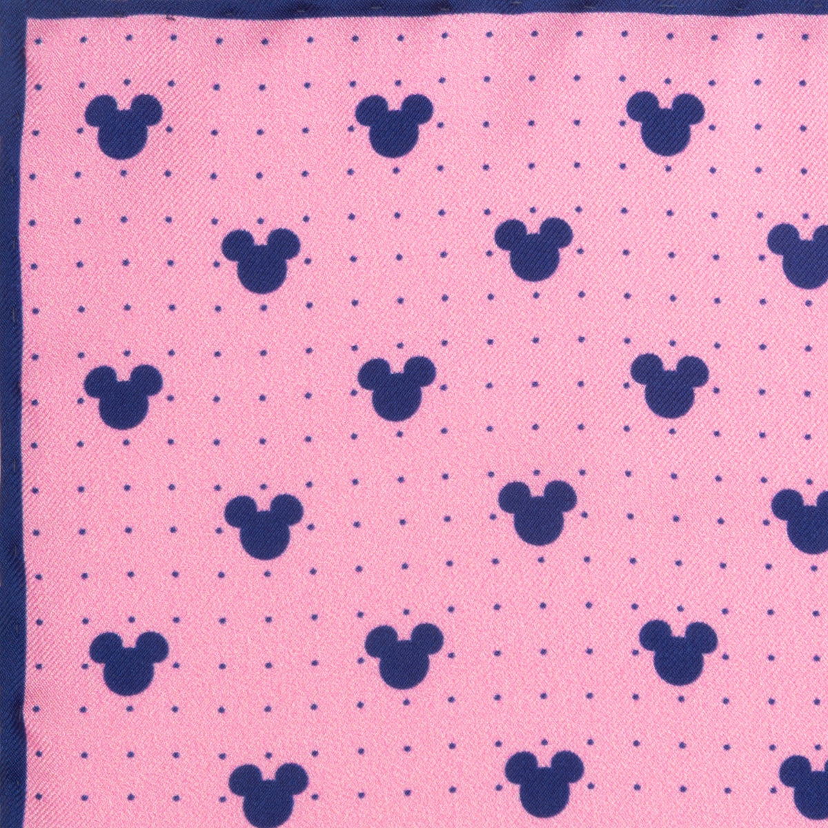 Disney Mickey Mouse Dot Pink Pocket Square