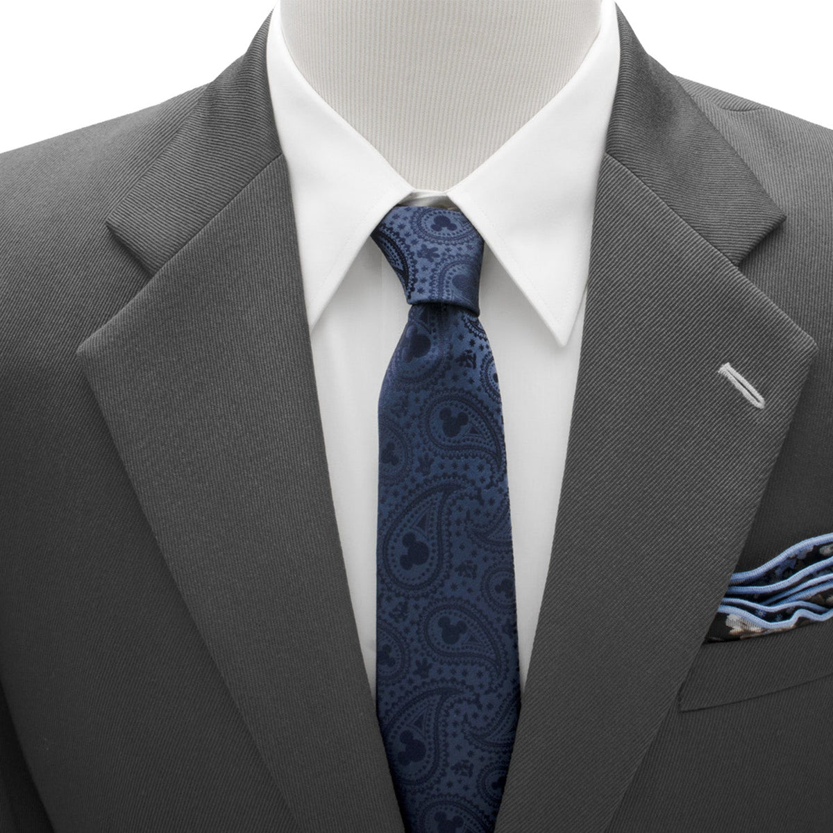 Disney Mickey Mouse Navy Paisley Men's Tie