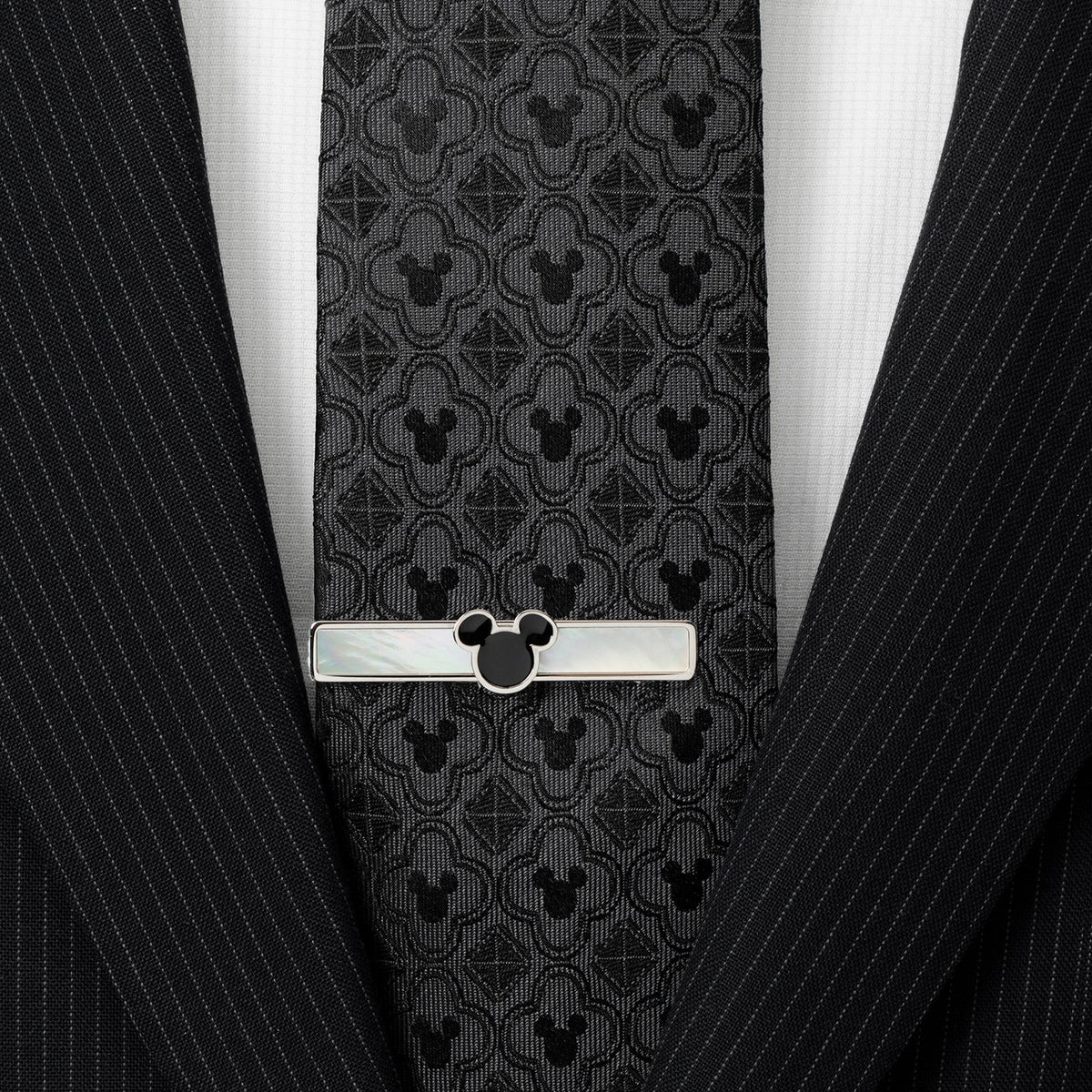 Disney Mickey Mouse Mother of Pearl Tie Clip