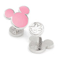Disney Mickey Mouse Silhouette Pink Cufflinks