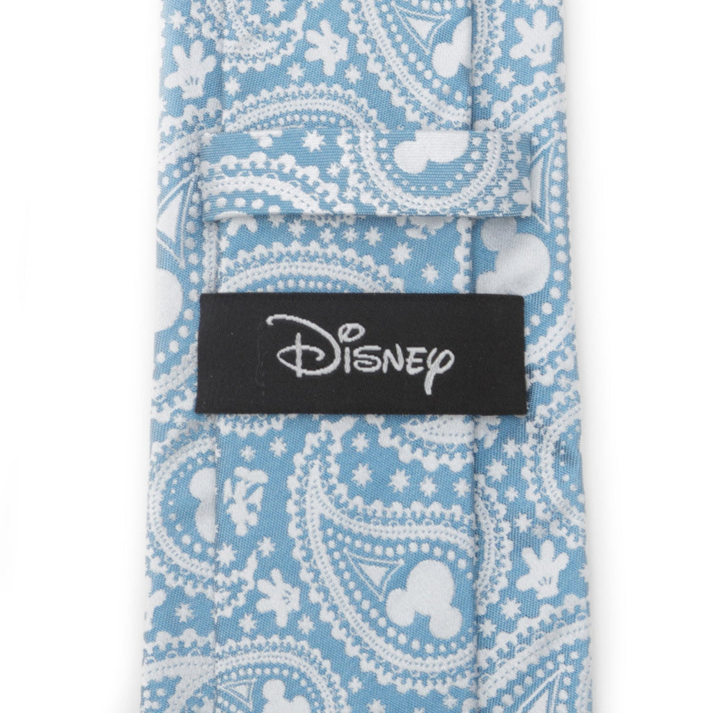 Disney Mickey Mouse Teal Paisley Men's Tie