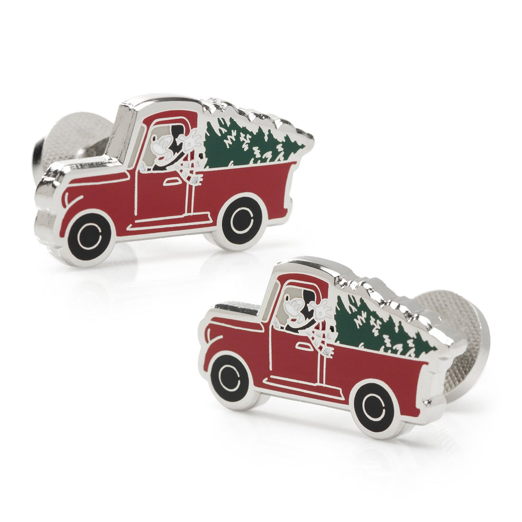 Disney Mickey Mouse Holiday Truck Cufflinks