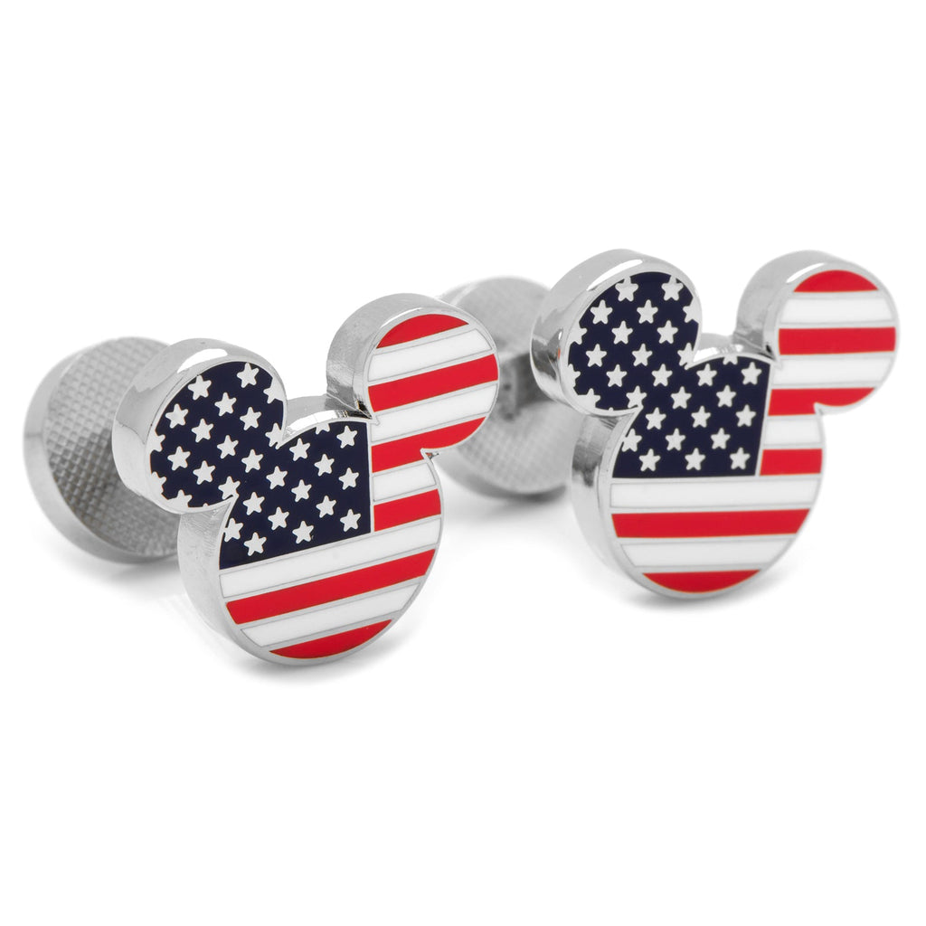 Disney Mickey Mouse Stars and Stripes Cufflinks