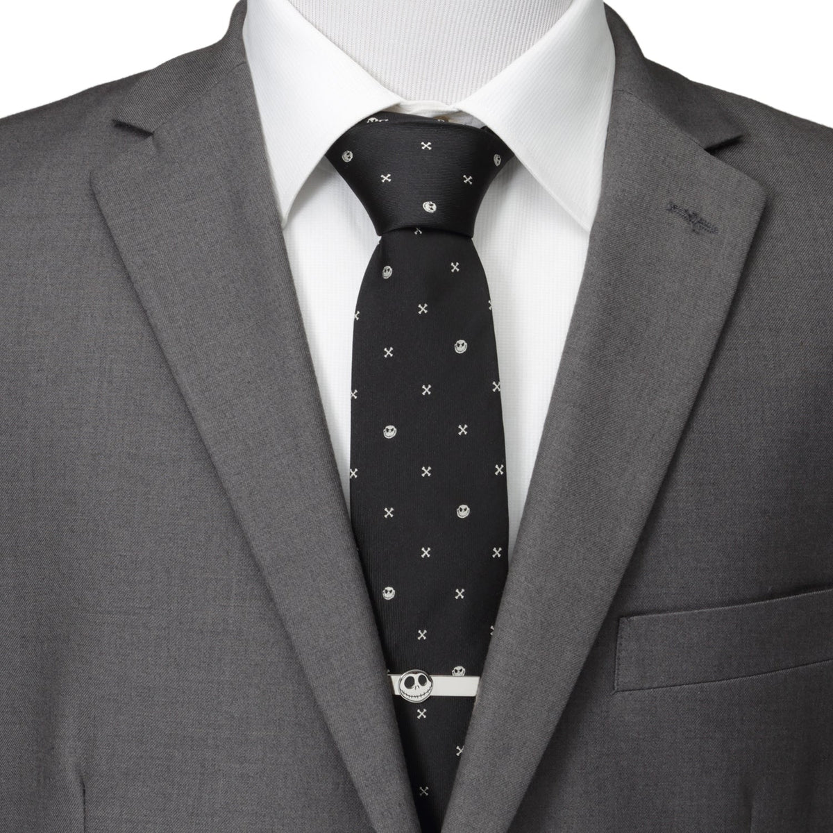 Disney The Nightmare Before Christmas Jack Skellington Black Men's Tie