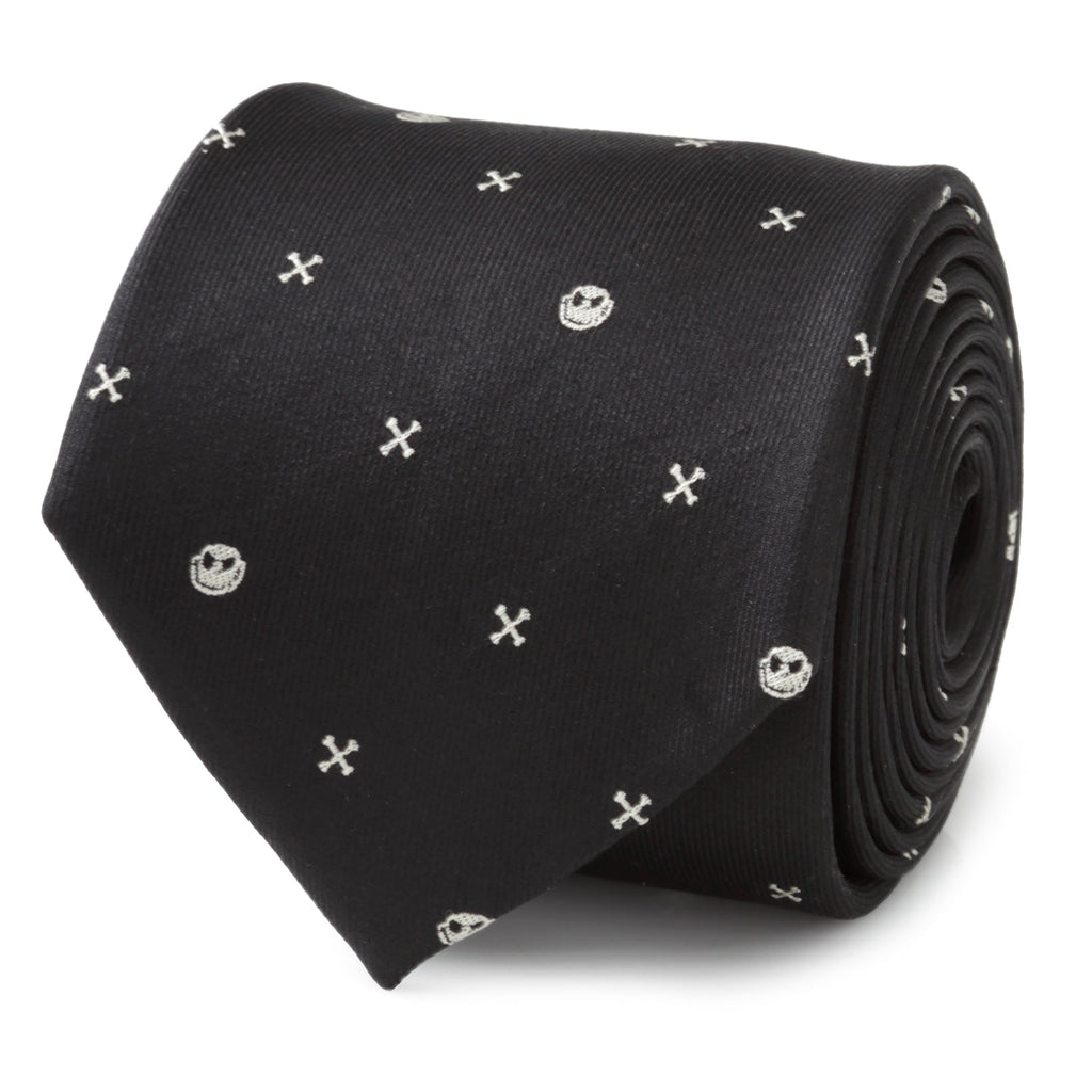 Disney The Nightmare Before Christmas Jack Skellington Black Men's Tie