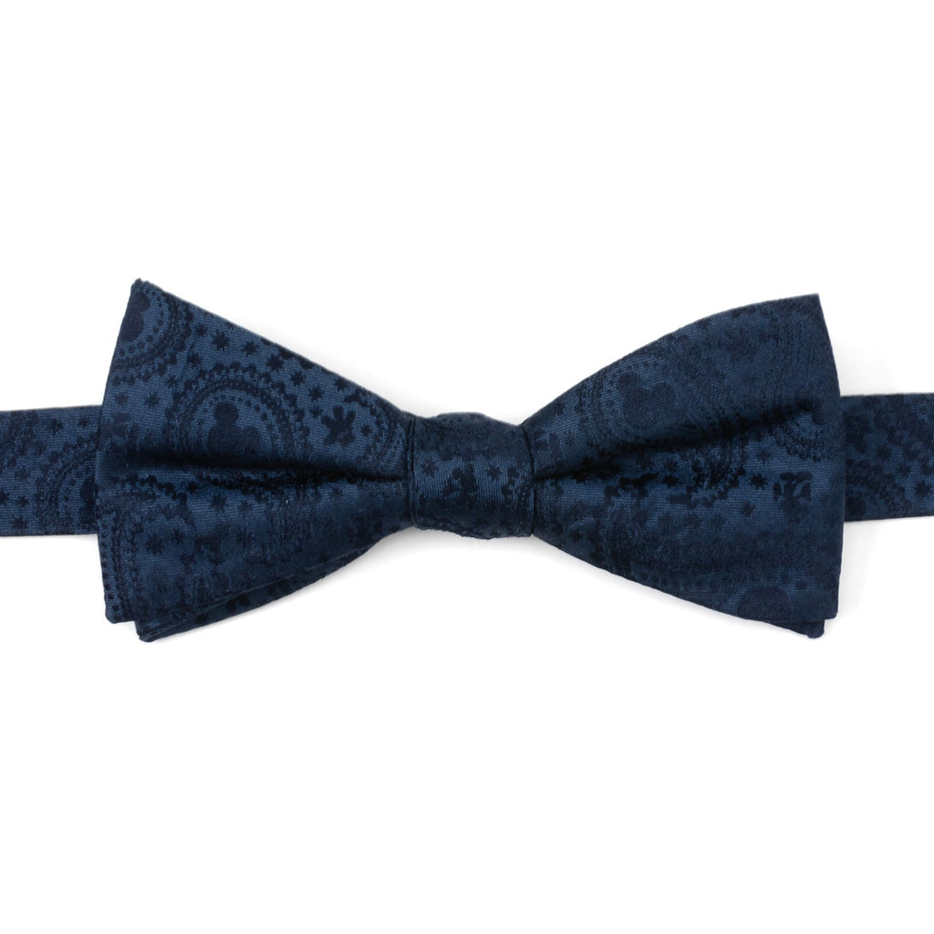 Disney Mickey Mouse Navy Paisley Bow Tie