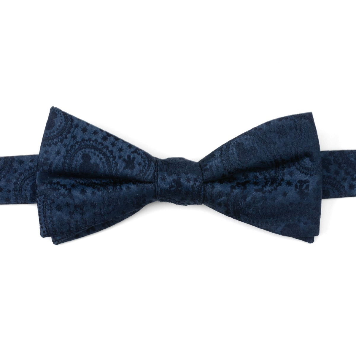 Disney Mickey Mouse Navy Paisley Bow Tie