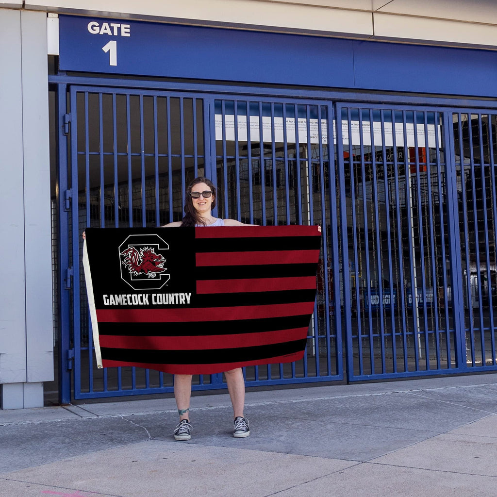 University of South Carolina Gamecocks Premium 3x5 Feet Flag Banner, Country Design, Metal Grommets, Outdoor Use, Single Sided
