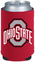 Ohio State University Buckeyes 12oz Drink Can Cooler Insulated Neoprene Beverage Holder, Logo Design